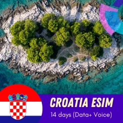 Croatia eSIM 14 days Data and Voice