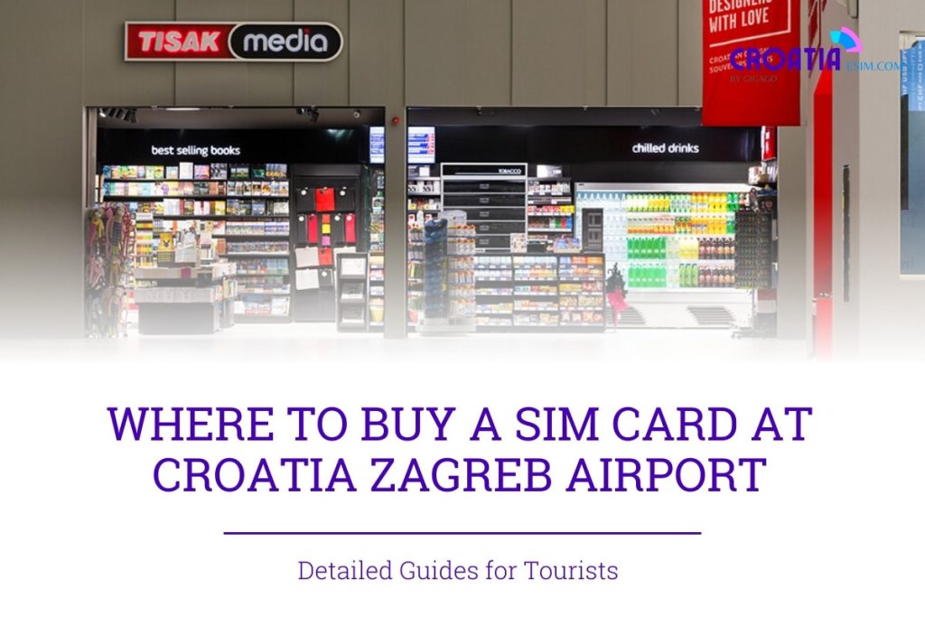 CROATIA SIM CARD at ZAGREB AIRPORT