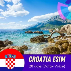 Croatia eSIM 28 days data and calls